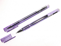 Ручка гелева ECONOMIX E11913-12 PIRAMID 0,5мм фіолетова (12)