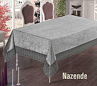 Скатерть Велюр Maison Royale 160x220 Nazende Grey