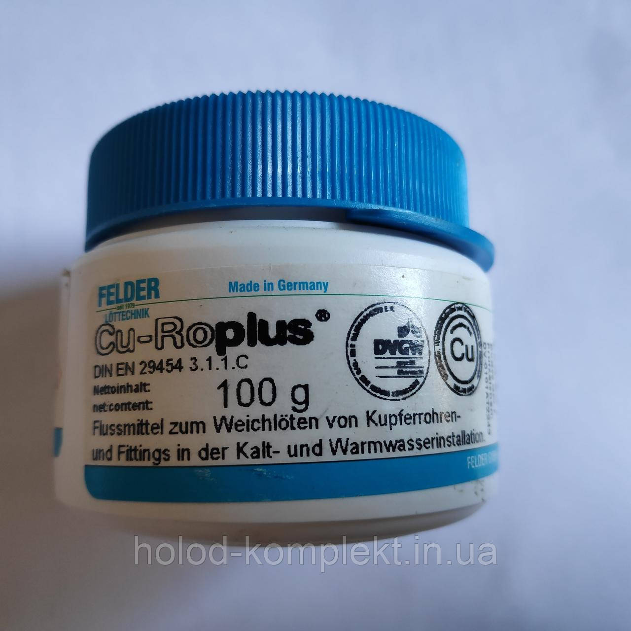 Флюс для м'якого припою Felder Cu-Roplus, 100 г