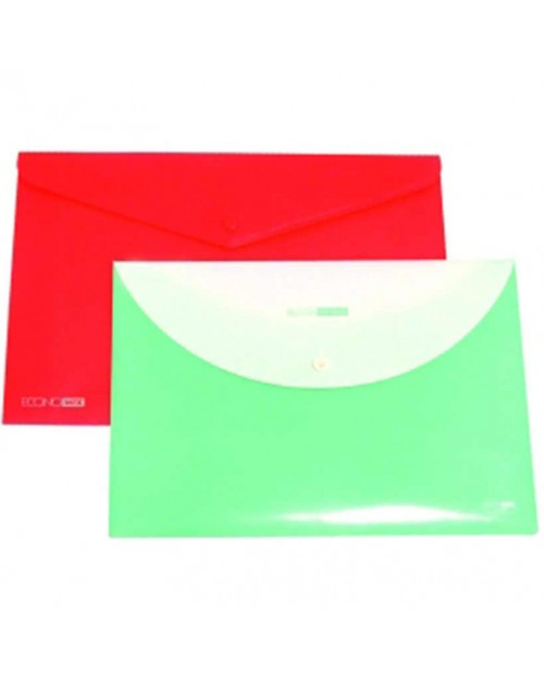 Папка на кнопці А3 Е31317 прозора глянець асорті (12), фото 1