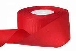 Стрічка репсова на метраж 4 см, колір класичний червоний 4 грн за метр.