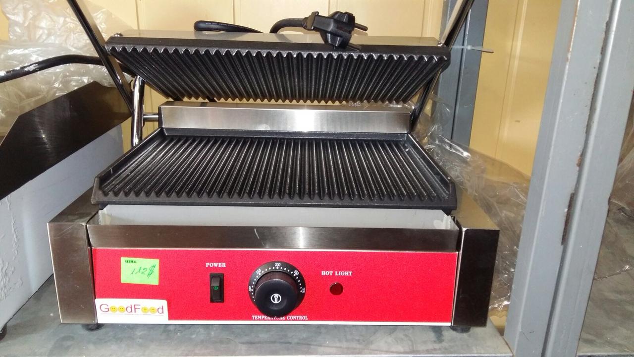 Гриль прижимний контактний GoodFood ECG11 Panini RED
