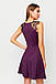 Розміри: S, M, L | Коктейльне жіноче плаття, фіолетове, фото 3
