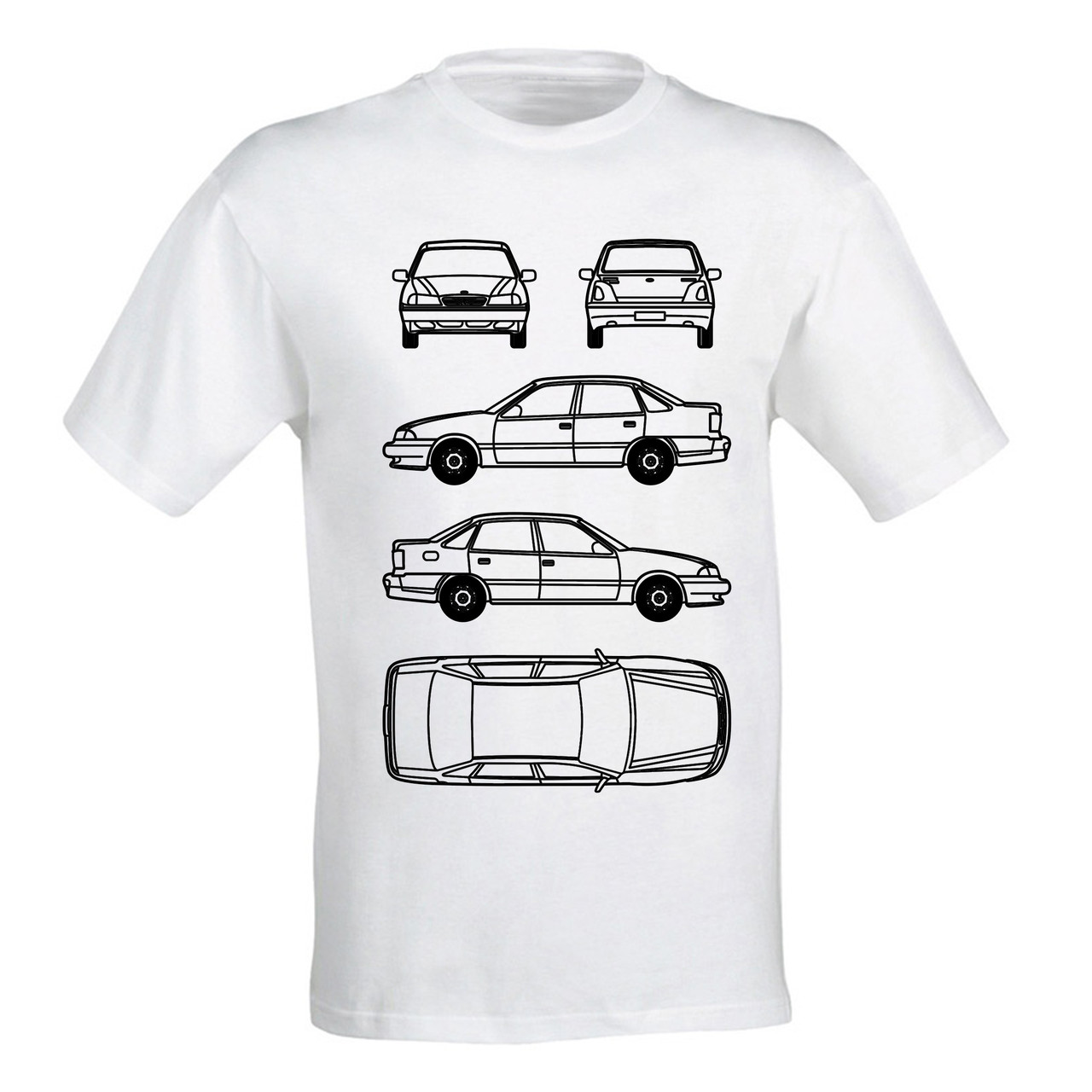 Чоловіча футболка з принтом "Daewoo Nexia4" Push IT