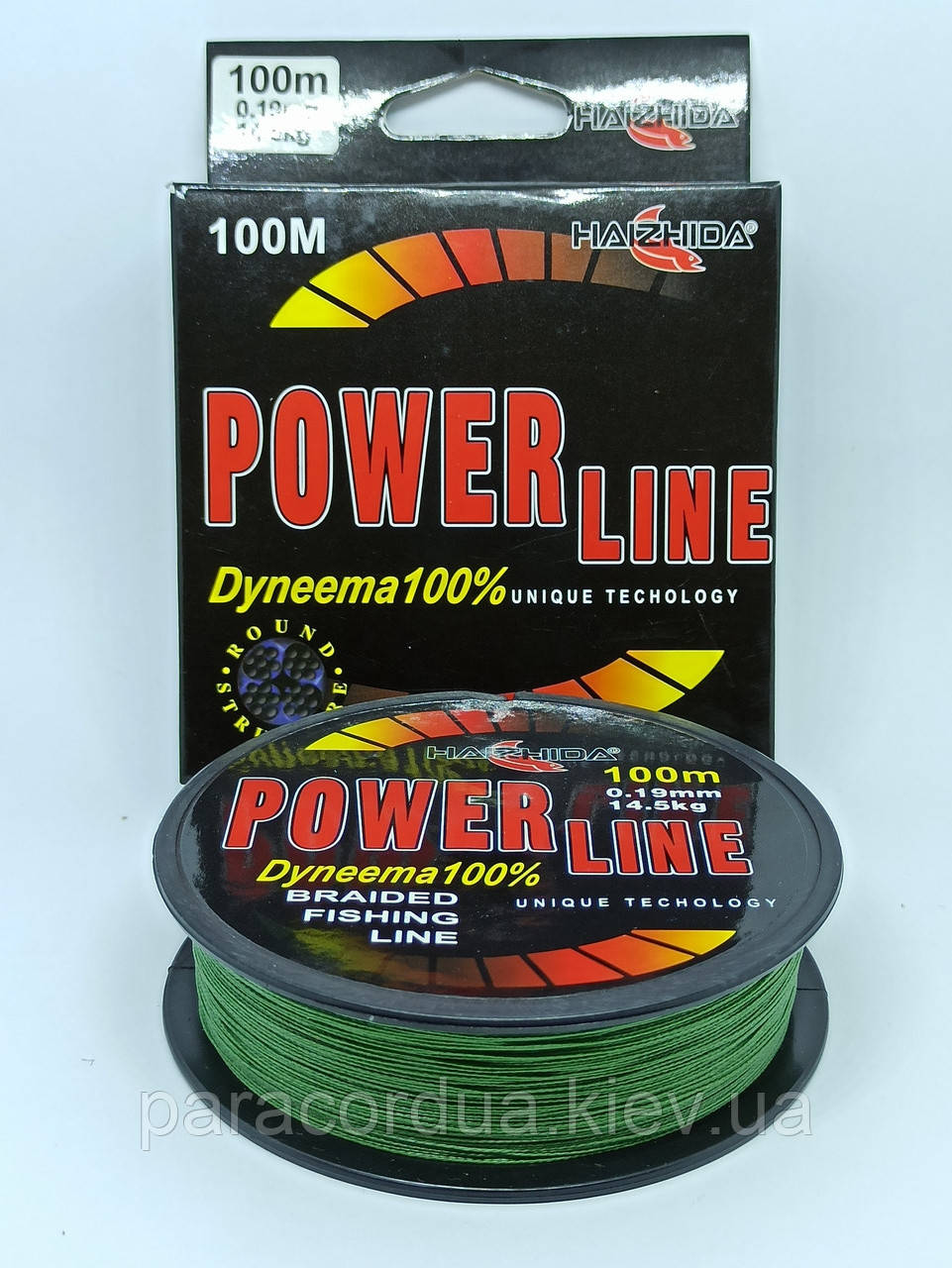 Шнур рибальський Power Line Плетений 100 м