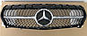Решітка радіатора Mercedes CLA C117 (13-16) стиль Diamond AMG (срібло), фото 6