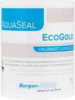 Однокомпонентный паркетный лак Berger AquaSeal Eco Gold