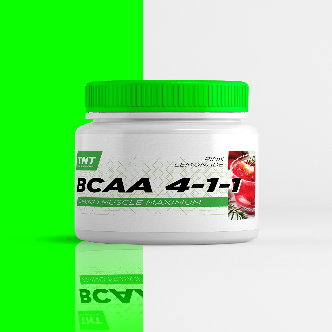 BCAA 4:1:1 амінокислоти для схуднення, росту і відновлення м'язів TNT Target Nutrition Trend (рожевий лимонад