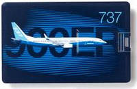 Флешка-кредитка Boeing 737 Credit Card USB Drive - 8GB