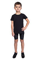 Велотреки для мальчика Dance&Sport N 004-1 L\122-128 бифлекс Черные