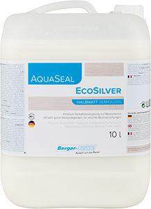 Однокомпонентный паркетный лак на водной основе Berger AquaSeal EcoSilver - фото 2 - id-p1154454890