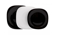 Сервиз столовый черно-белый квадратный Luminarc Carine Black&White 18 предметов (N1479)