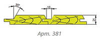 Фрезы твердосплавные Ø160 для изготовления угловой евровагонки (Арт.381)