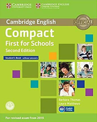 Compact First for Schools 2nd Edition student's Book without Answers with CD-ROM, фото 1