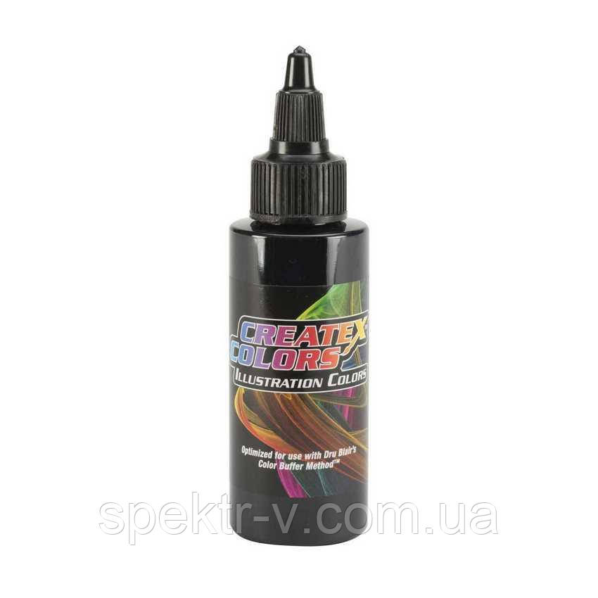 Фарба для аерографа Createx Illustration Opaque Black (покривний чорний) 5078-01, 30 мл, фото 1
