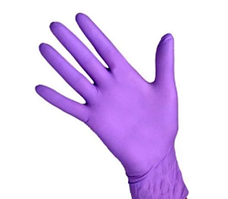 Рукавички нітрилові неопудрені 100 шт. розмір із лаванда суперміцні