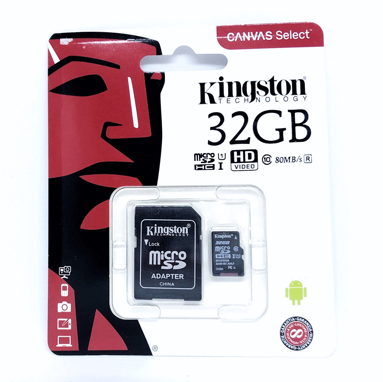 Картка пам'яті MicroSD Kingston Select SDCS 32GB 32 Гб