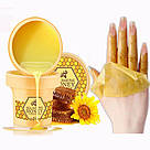 Маска-плівка для рук парафінова LAIKOU Milk Hand Wax Honey, 120г, фото 2