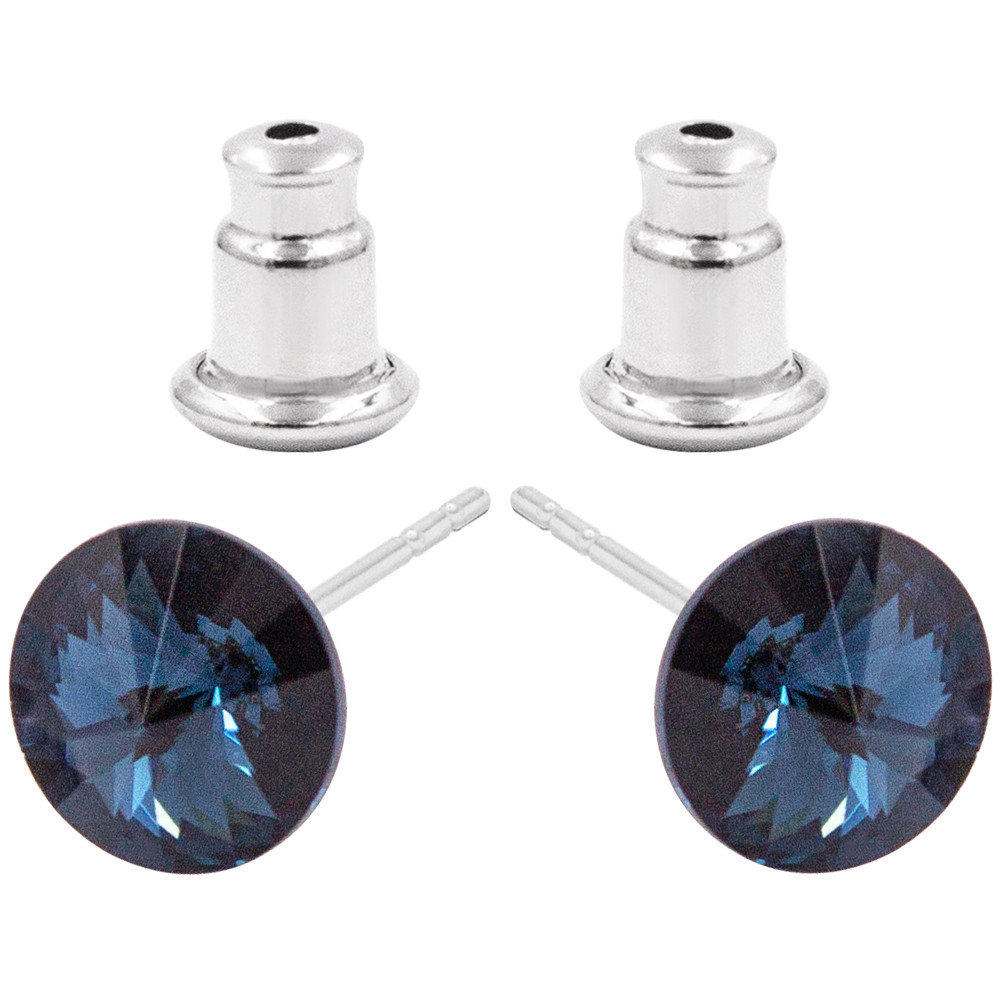 Сережки-цвяшки Swarovski Камінь 0,6 см (без основи)