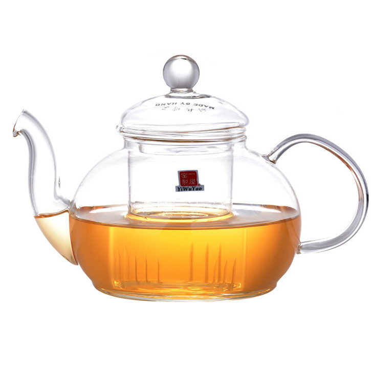 Скляний заварювальний чайник YiWuYao, 800 мл