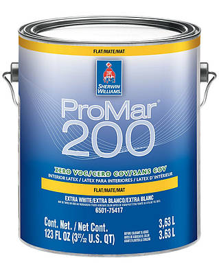 Фарба PROMAR 200 Zero VOC, FLAT (Блакитний), HRW, (3,78 л). Sherwin-Williams