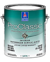 Эмаль ProClassic Acrylis-Alkyd, SATIN (Полуматовая), Extra White. Sherwin-Williams