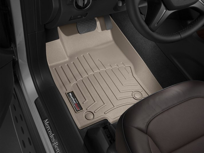 Килими гумові WeatherTech MB GLS 2015-2019 передні бежеві