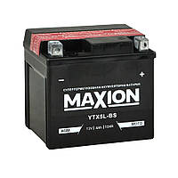 Мото аккумулятор AGM MAXION YTX 5L-BS (12V, 4A)