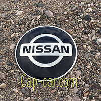 3D-наклейки для дисків з емблемою Nissan (Нісан) 65 мм. Ціна вказана за комплект наклейок із 4 штук.