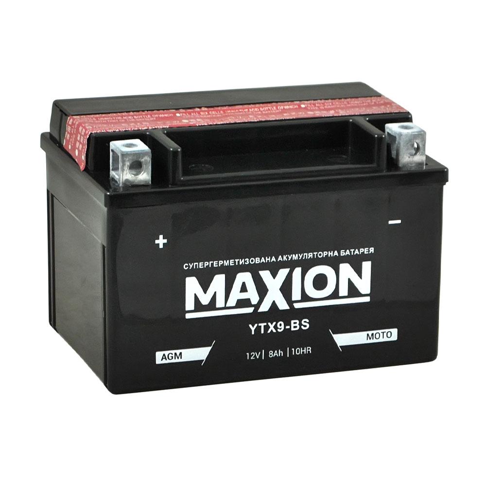Мото акумулятор AGM MAXION YT 9-BS (12V, 8A)