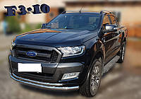 Кенгурятник (ус двойной) Ford Ranger 2012+ (защита переднего бампера)