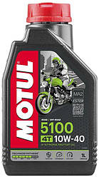 Масло для мотоциклів 4T 1л MOTUL 5100 SAE 10W40 (напівсинтетична) 104066 / 836511