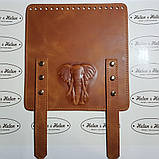 Декоративний хлястик для клапана 2*18. Колір "Рудий"., фото 2