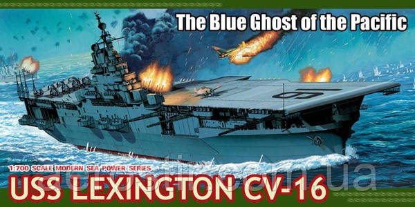 U.S.S. LEXINGTON CV-16 1/700 Dragon 7051