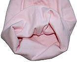 Шапка трикотажна для дівчаток, світло-рожева, розмір 52, фото 2
