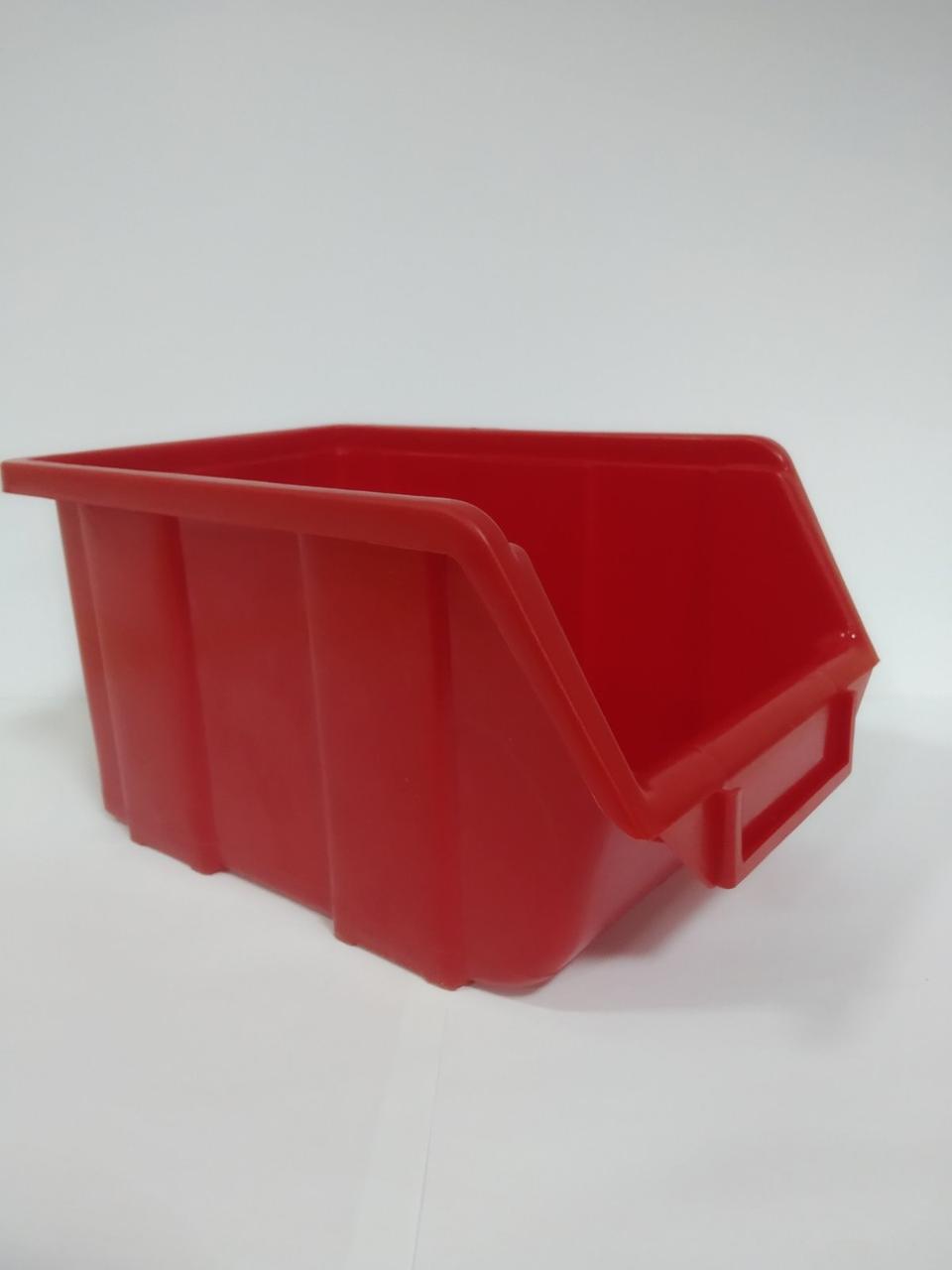 Ящик 701 для метизів червоний ЛТ 245х160х125 мм