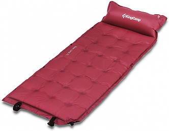 Самонадувний килимок KingCamp Base Camp Comfort (KM3560)wine red