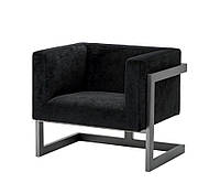 Мягкое кресло "Блек", мягкое кресло на металлокаркасе, мягкое кресло на металлическом каркасе, кресло лофт