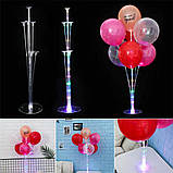 Світлодіодна підставка (стійка) для повітряних куль (на 7 штук), фото 2