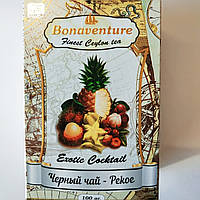 Чай чёрный Bonaventure "Exotic cocktail" Экзотический коктейль 100 грамм