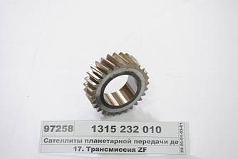 Сателіти планетарної передачі демультиплікатора (комплект з 5шт) (ZF) 1315 232 010