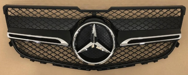 Решітка радіатора Mercedes GLK X204 (12-15) стиль AMG (чорна)