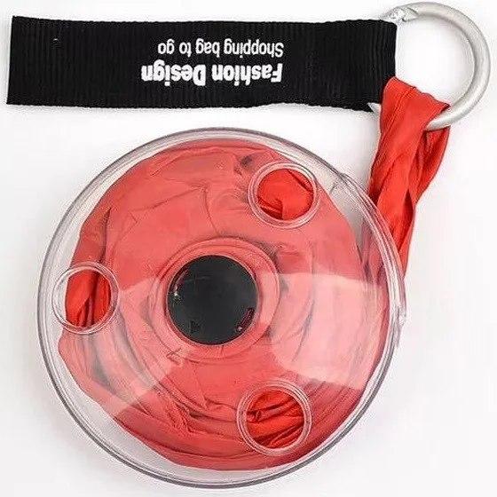 Складна компактна сумка-шоппер Shopping bag to roll up Червона, фото 1