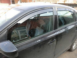 Дефлектори вікон (вітровики) для VW Passat B7 Sedan 4D (вставні) HIC