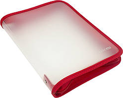 Папка "Economix" №E31645-03 B5 пласт. на блиск. (червона)(20)