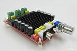 Аудіопідсилювач потужності D-класу XH-M510, TDA7498, 2*100W Стерео, фото 2