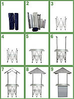 Промо стол с тентом без печати