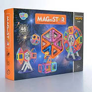 Магнітний конструктор Колесо огляду - 46 деталей | арт. LT4002 | Limo Toy, фото 4