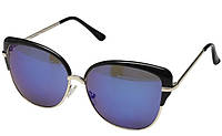 Шикарні окуляри з дзеркальними темно-синіми стеклами Steeve madden Стів Мадден США