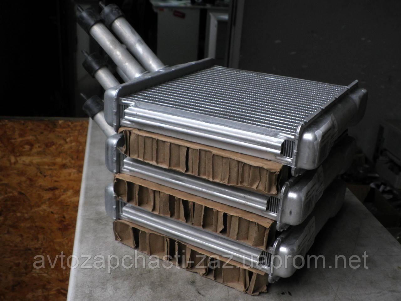Оригинальный радиатор печки алюминиевый Нубира 96190674. Радиатор печки Nubira / отопитель Ланос Made in Korea - фото 3 - id-p181607360